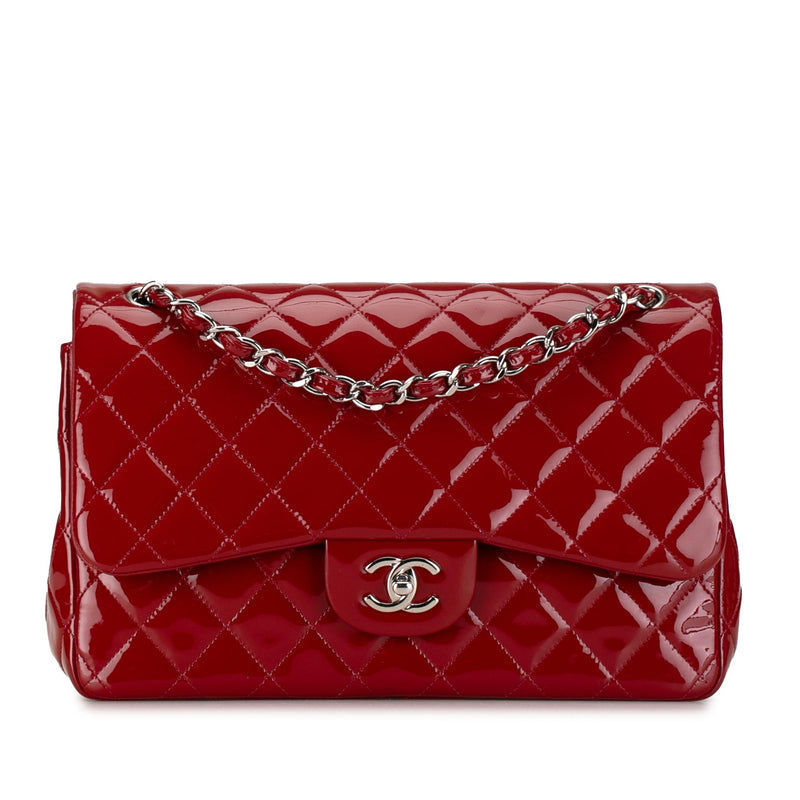 Chanel Jumbo Classic Patent Double Flap (SHG-rg1hZI)