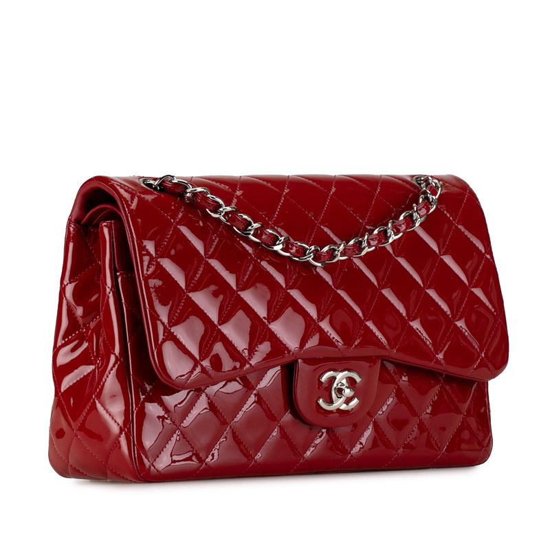 Chanel Jumbo Classic Patent Double Flap (SHG-rg1hZI)