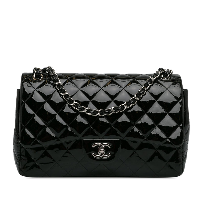 Chanel Jumbo Classic Patent Double Flap (SHG-N1UTHV)