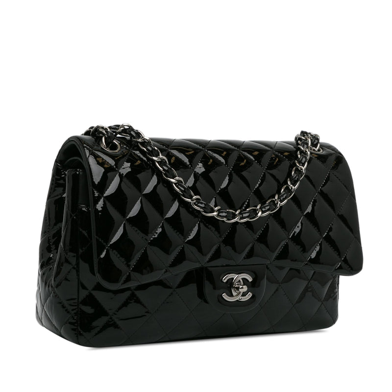 Chanel Jumbo Classic Patent Double Flap (SHG-N1UTHV)