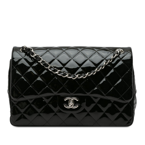 Chanel Jumbo Classic Patent Double Flap (SHG-gJqseL)