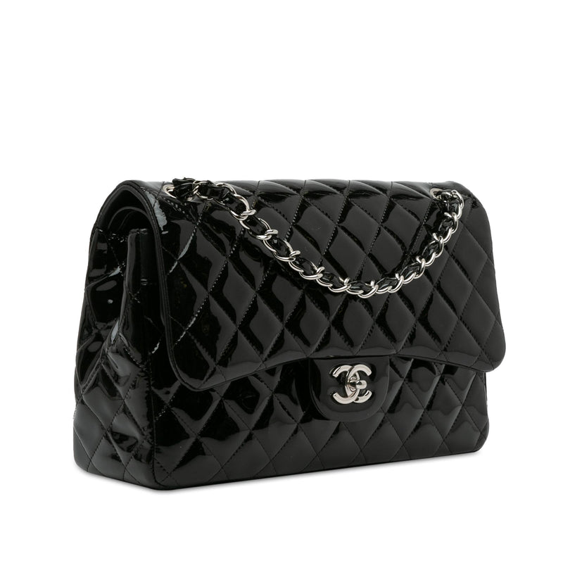 Chanel Jumbo Classic Patent Double Flap (SHG-gJqseL)