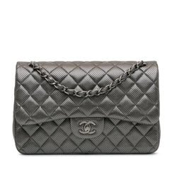 Chanel Jumbo Classic Perforated Lambskin Double Flap (SHG-YJkM4S)