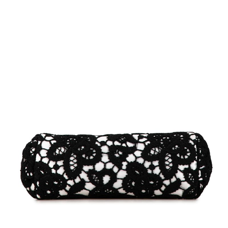 Chanel Lace Timeless Perfume Bottle Top Clutch (SHG-HZO0g0)