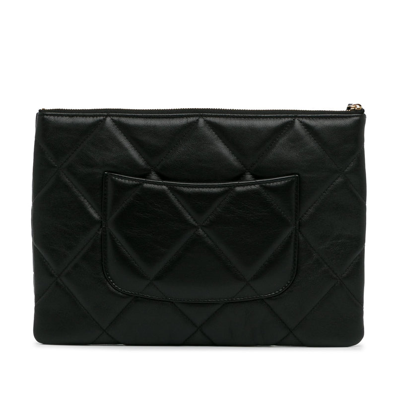 Chanel Lambskin 19 Clutch Bag (SHG-iQPavE)