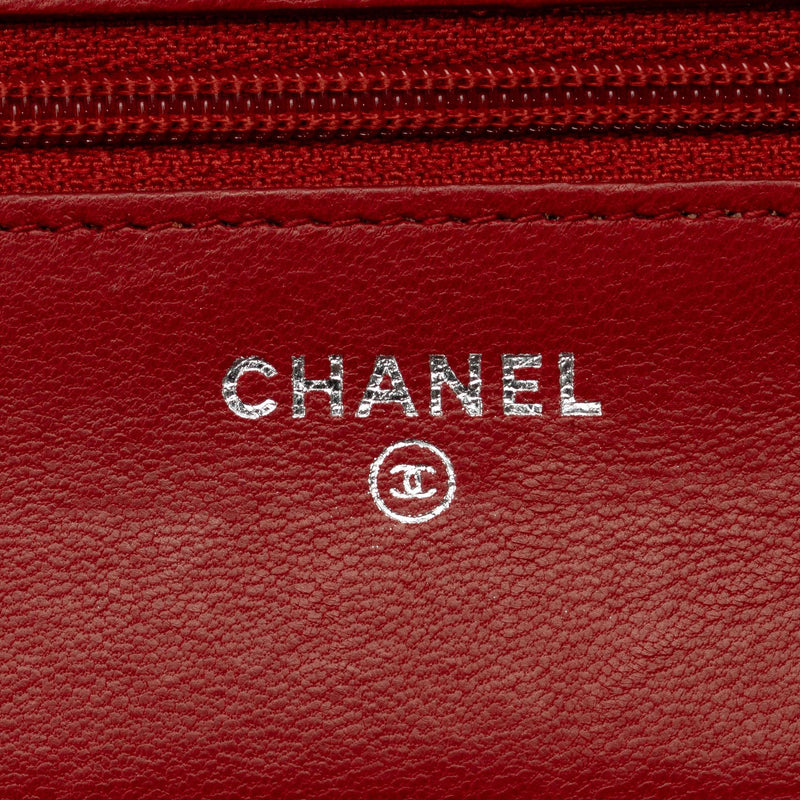 Chanel Lambskin Boy Wallet On Chain (SHG-iPlfJk)