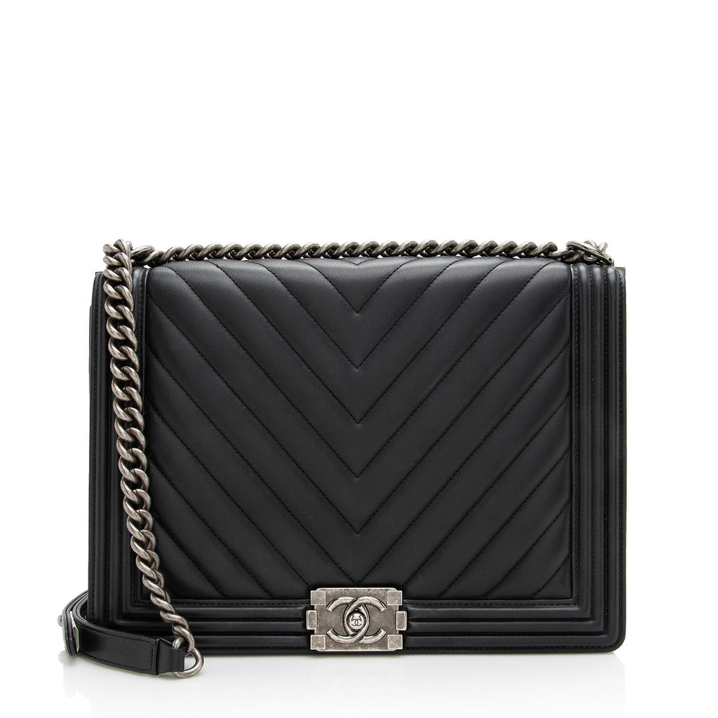 Chanel Chevron Boy Bag