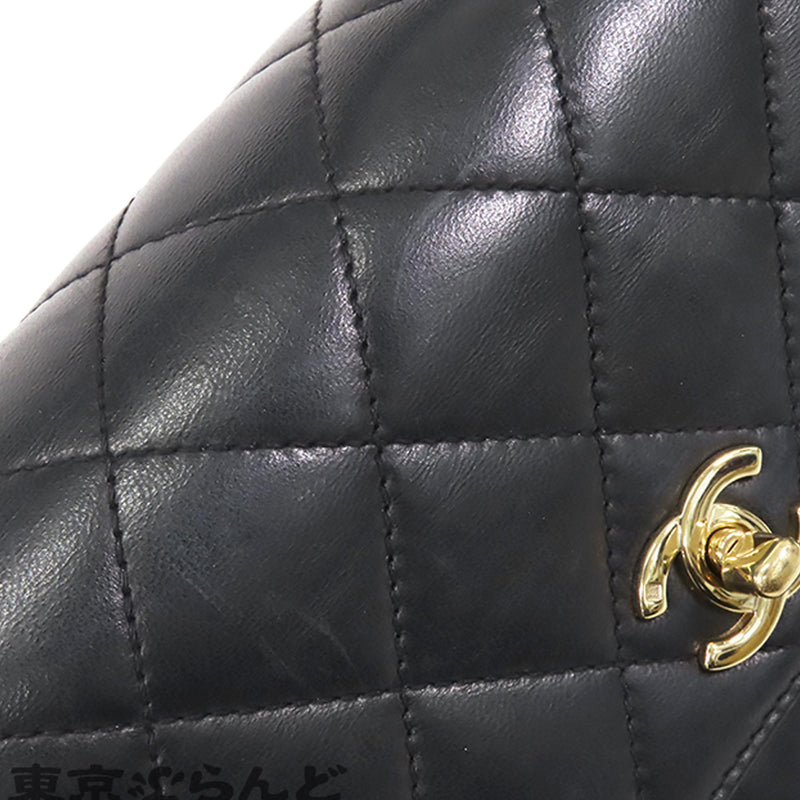 Chanel Lambskin Kelly Top Handle (SHG-cCiQsR)