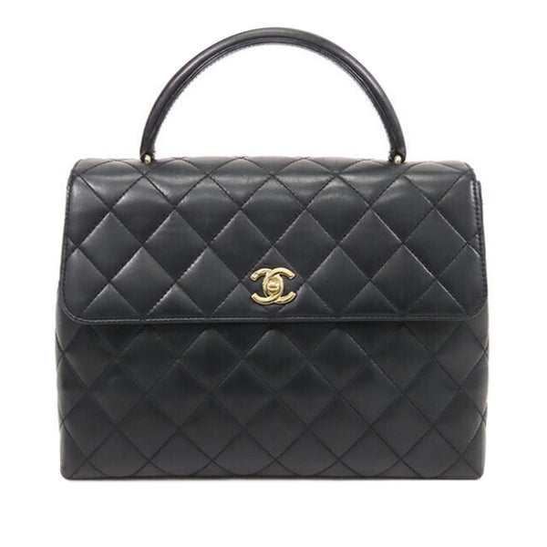 Chanel Lambskin Kelly Top Handle (SHG-cCiQsR)