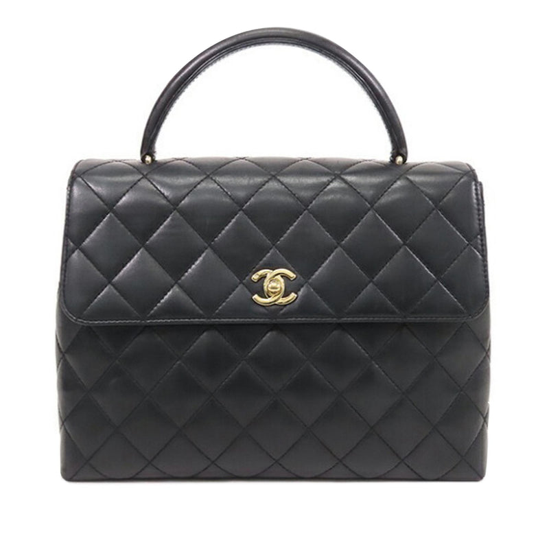 Chanel Lambskin Kelly Top Handle (SHG-cCiQsR)