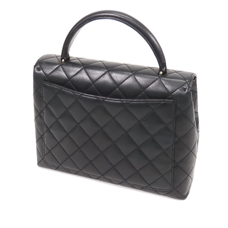 Chanel Lambskin Kelly Top Handle (SHG-cCiQsR)