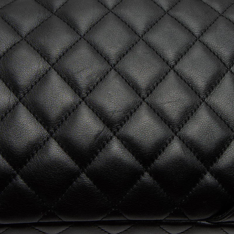 Chanel Lambskin Ligne Cambon Shopper Shoulder Bag (SHF-MaOmWR)