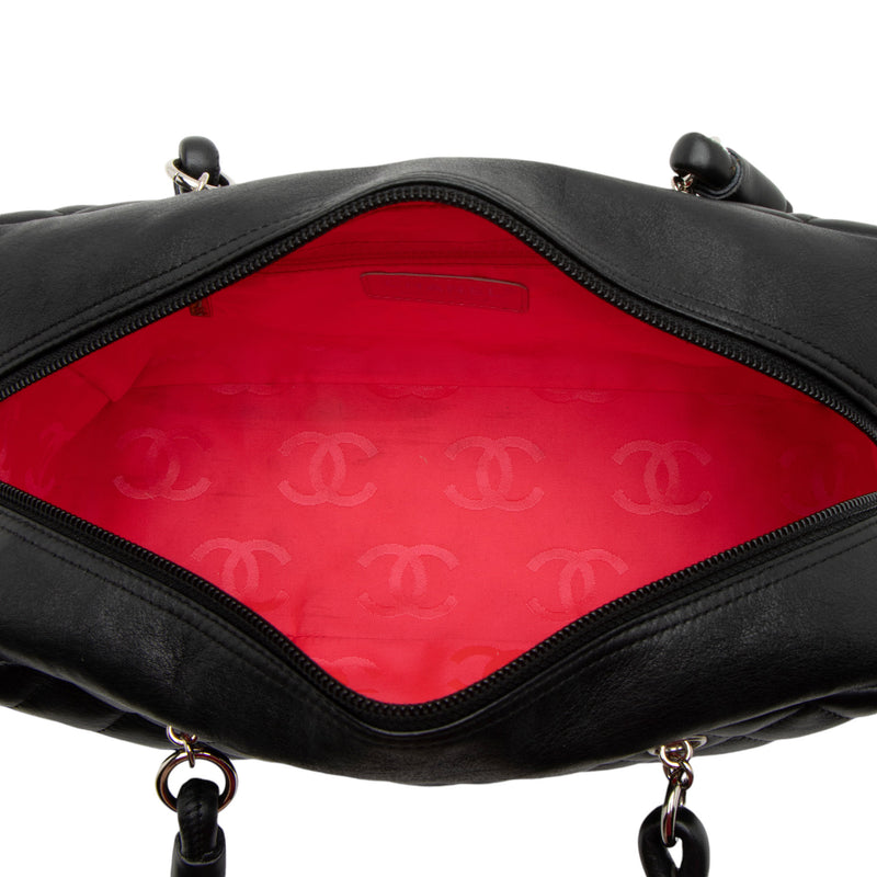 Chanel Lambskin Ligne Cambon Shopper Shoulder Bag (SHF-MaOmWR)