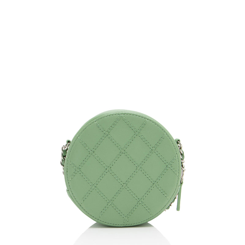 Chanel Lambskin Ultimate Stitch Round Clutch with Chain (SHF-CwiD7y)