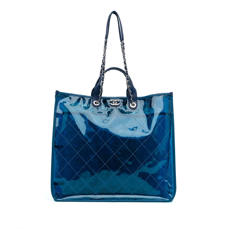 Chanel Large PVC and Lambskin Coco Splash Shopping Tote (SHG-jMDi6W)