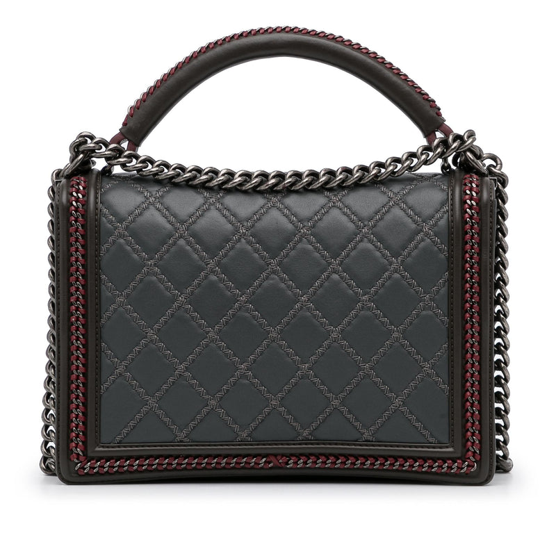 Chanel Paris Salzburg Clutch Bag Black