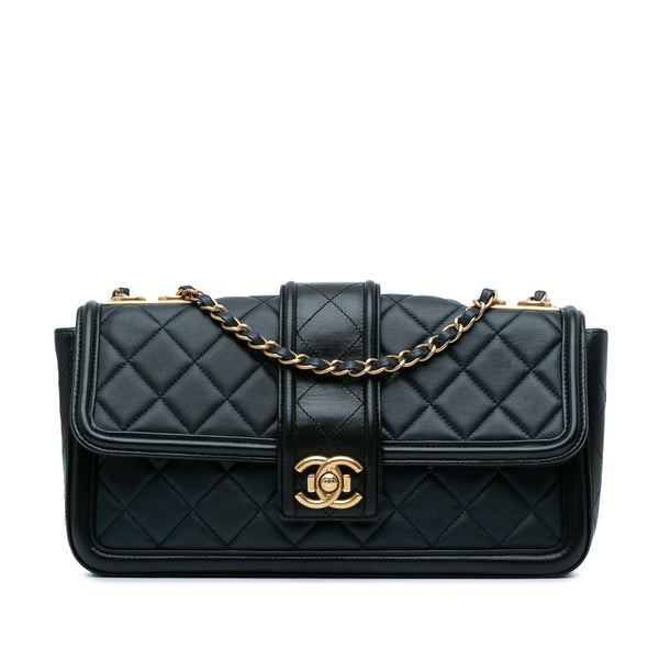 Chanel Large Quilted Lambskin Elegant CC Flap (SHG-wLeTJV)