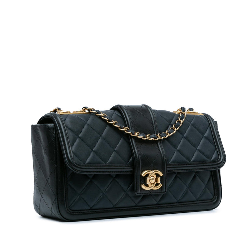 Chanel Large Quilted Lambskin Elegant CC Flap (SHG-wLeTJV)