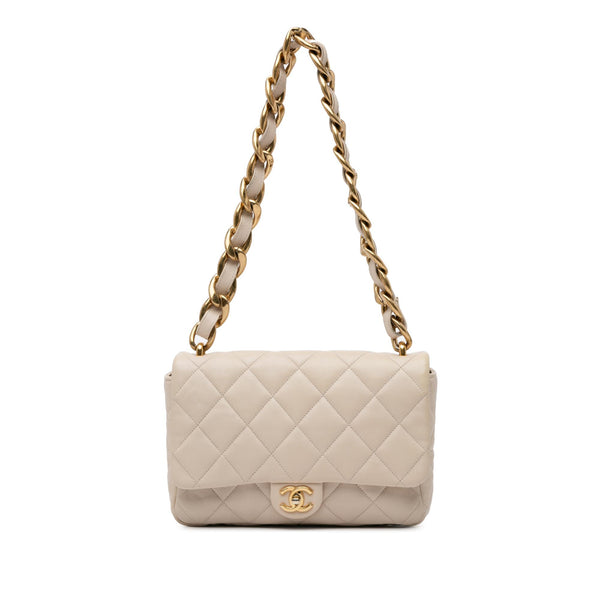 Chanel Large Quilted Lambskin Funky Town Flap (SHG-ZZeFwF)