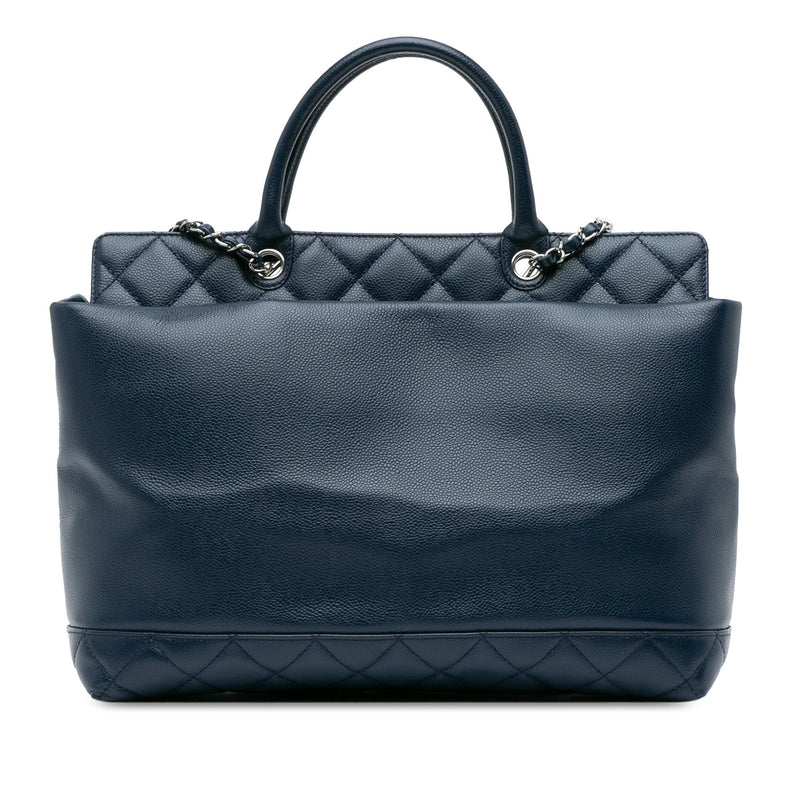 Chanel Large Soft Caviar Leather Top Handle Tote (SHG-5ufwRD)