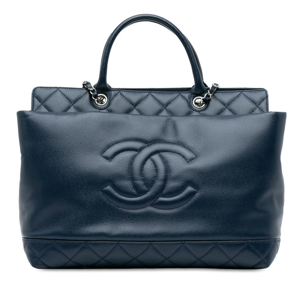 Chanel Large Soft Caviar Leather Top Handle Tote (SHG-5ufwRD)