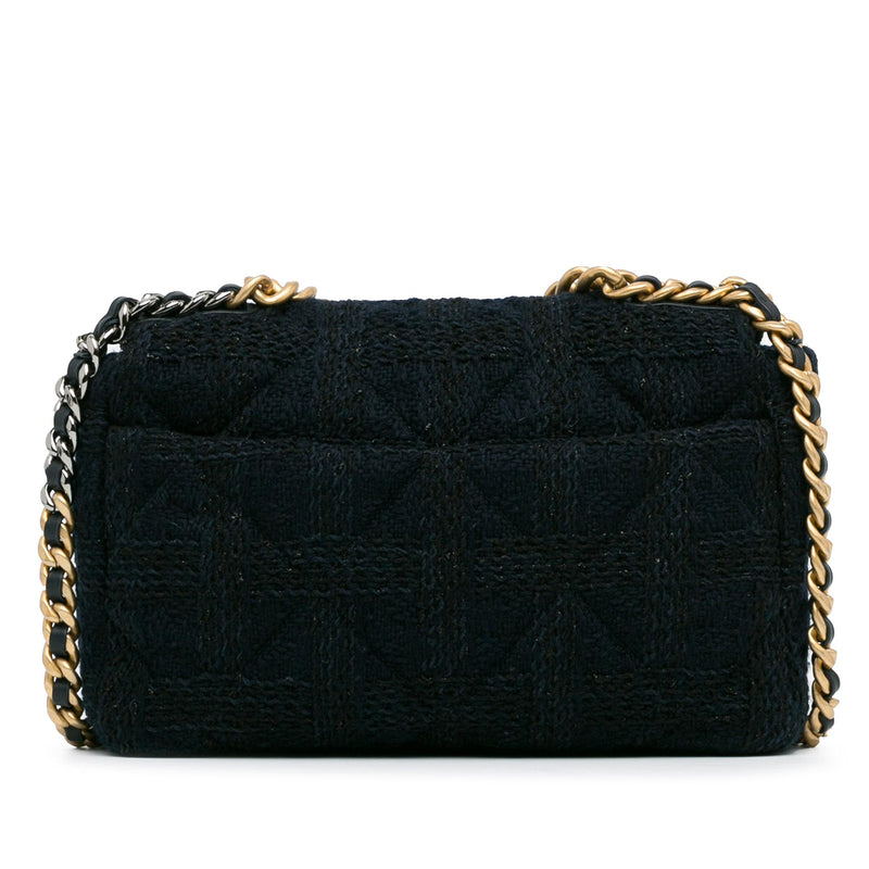 Chanel Large Tweed 19 Flap (SHG-r20HmT)