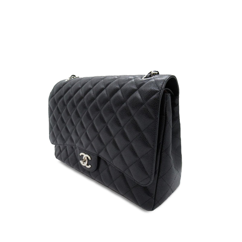 Chanel Maxi Classic Caviar Double Flap (SHG-vrfubg)