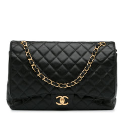 Chanel Maxi Classic Caviar Double Flap (SHG-Nah1rf)