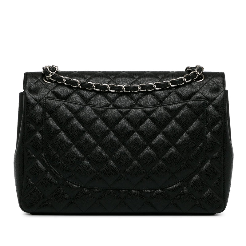 Chanel Maxi Classic Caviar Double Flap (SHG-UssHab)