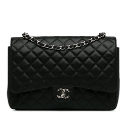 Chanel Maxi Classic Caviar Double Flap (SHG-UssHab)