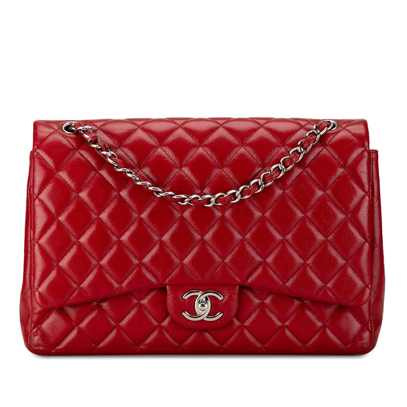 Chanel Maxi Classic Caviar Double Flap (SHG-5RHsXh)