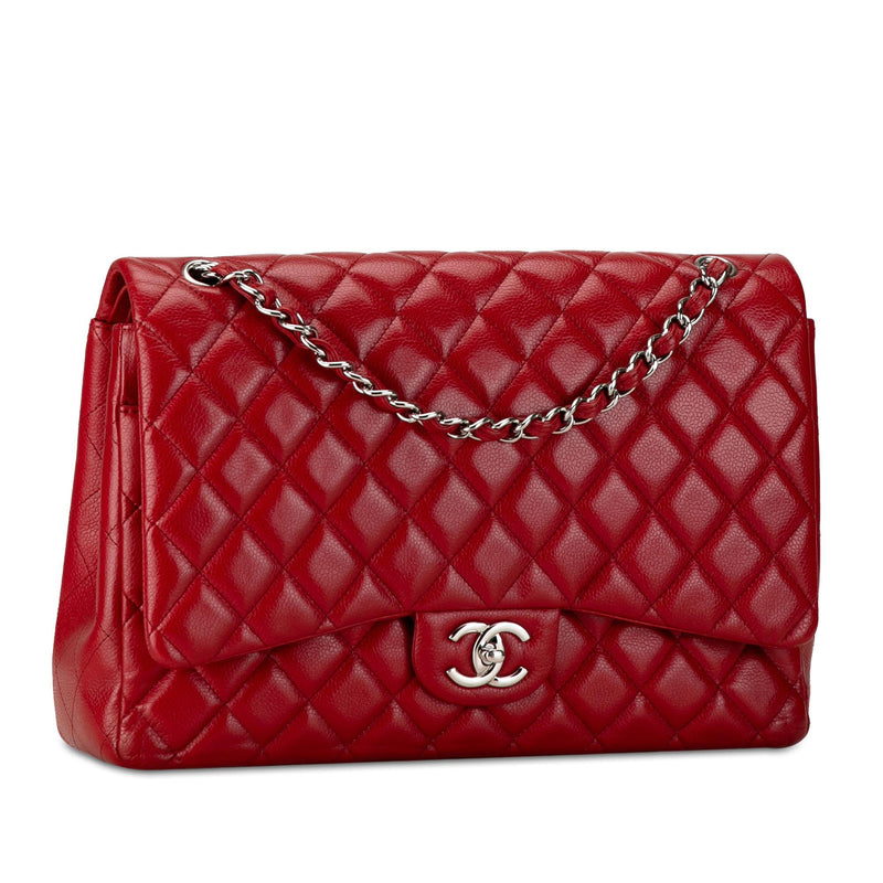 Chanel Maxi Classic Caviar Double Flap (SHG-5RHsXh)