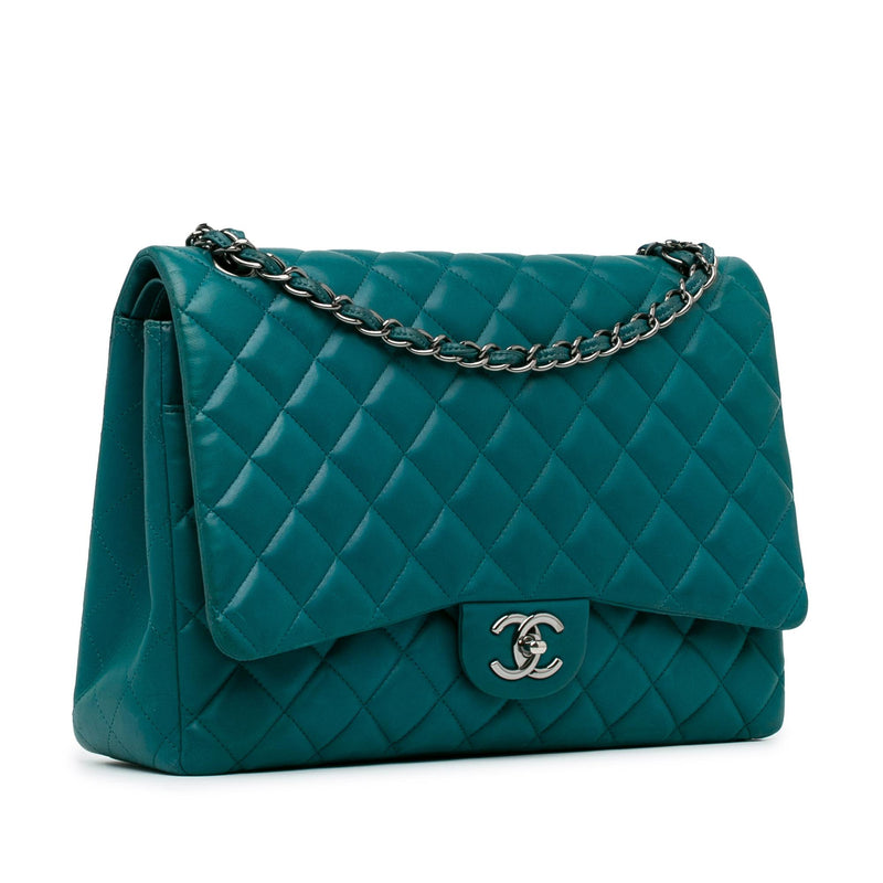 Chanel Maxi Classic Lambskin Double Flap (SHG-6Txhsf)