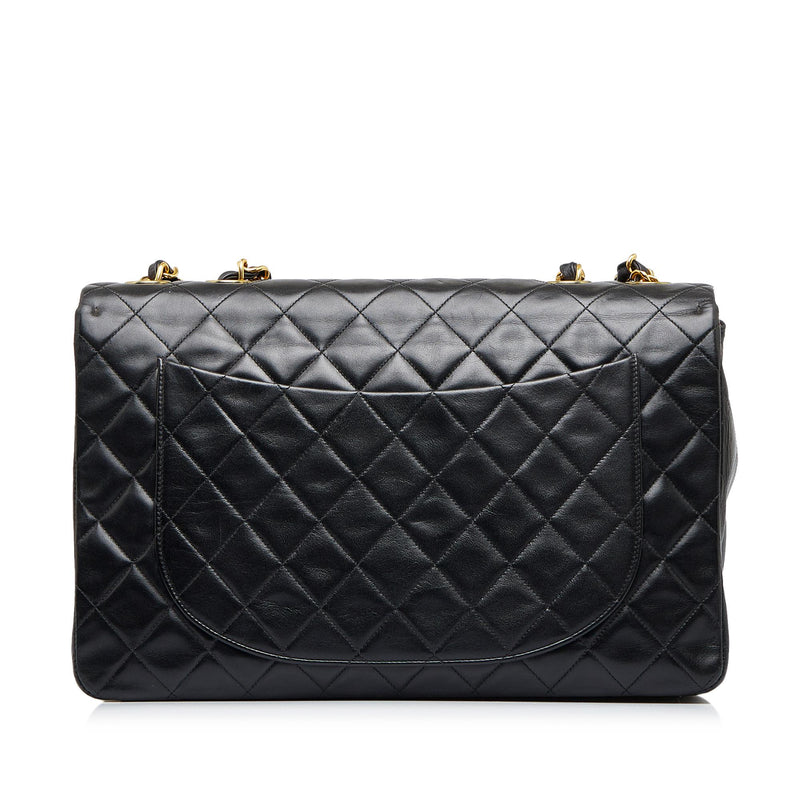 Chanel Maxi Classic Lambskin Single Flap (SHG-pmEpJD)