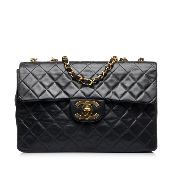 Chanel Maxi Classic Lambskin Single Flap (SHG-pmEpJD)