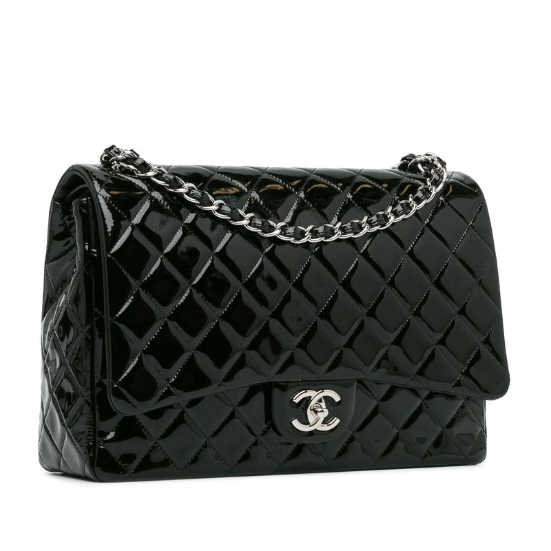 Chanel Maxi Classic Patent Double Flap (SHG-WJjEtr)