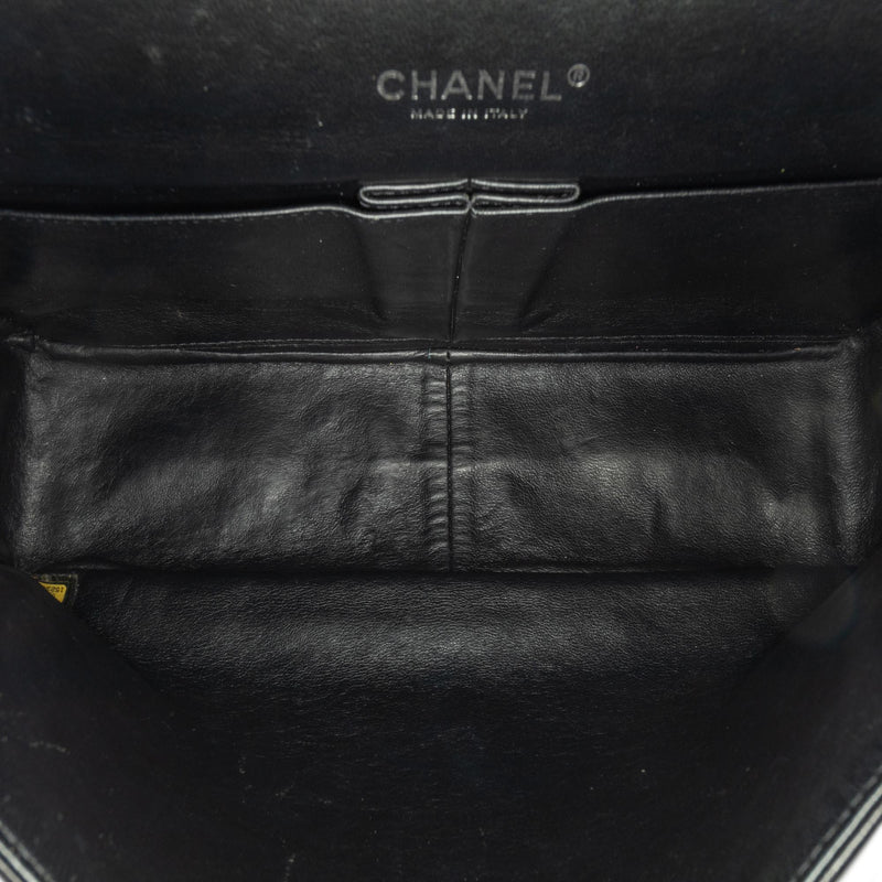 Chanel Maxi Classic Patent Double Flap (SHG-Kp6Vq5)