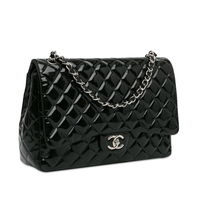 Chanel Maxi Classic Patent Double Flap (SHG-ZO43LK)