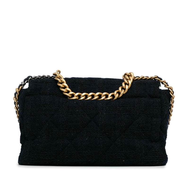 Chanel Maxi Tweed 19 Flap (SHG-r1Febc)