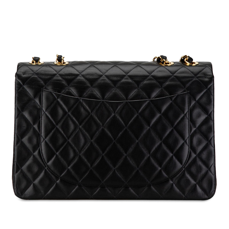 Chanel Maxi XL Classic Lambskin Single Flap (SHG-vNBmIg)