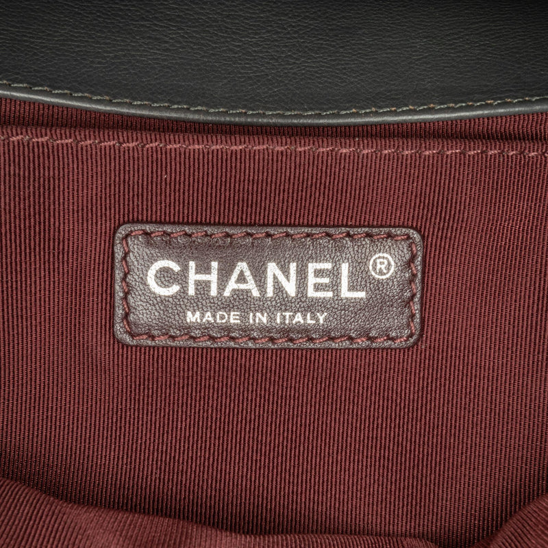 Chanel Medium Calfskin Double Stitch Boy Flap (SHG-SofQRy)