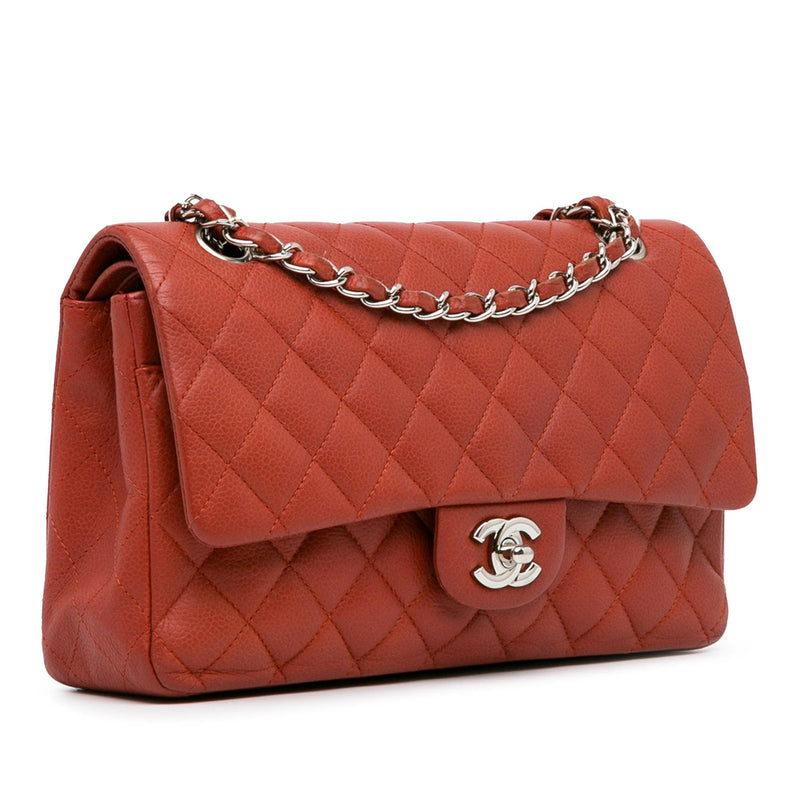 Chanel Medium Classic Caviar Double Flap (SHG-TIOfmV)