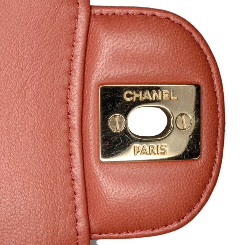 Chanel Medium Classic Chevron Lambskin Double Flap (SHG-cwKVOo)