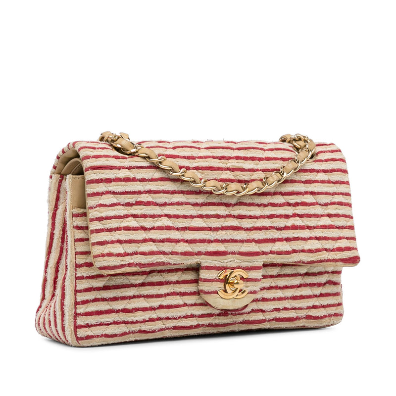 Chanel Medium Classic Jersey Coco Sailor Double Flap (SHG-wASSKk)