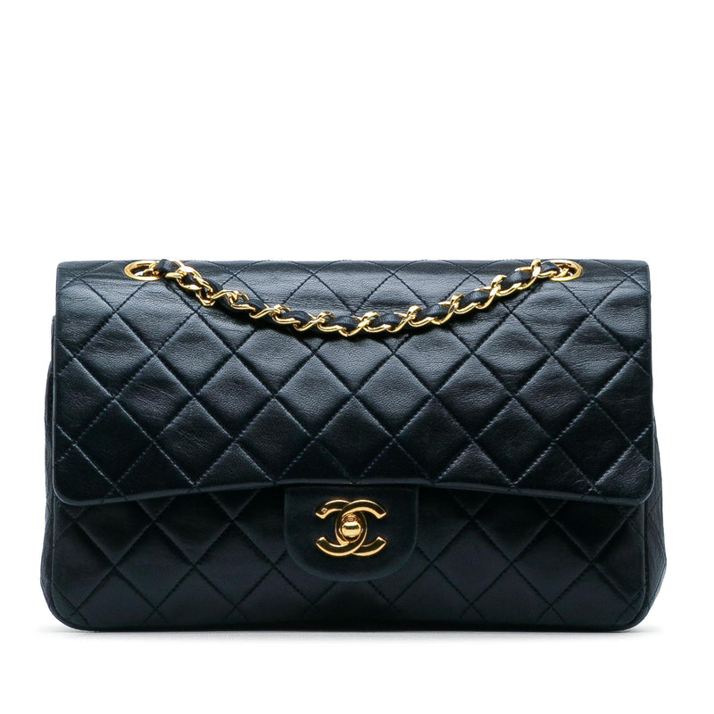 Chanel Medium Classic Lambskin Double Flap (SHG-98UYIH)