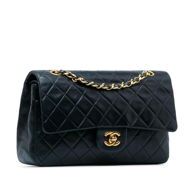 Chanel Medium Classic Lambskin Double Flap (SHG-98UYIH)