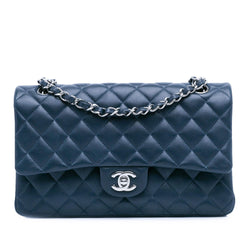 Chanel Medium Classic Lambskin Double Flap (SHG-Zld1fh)