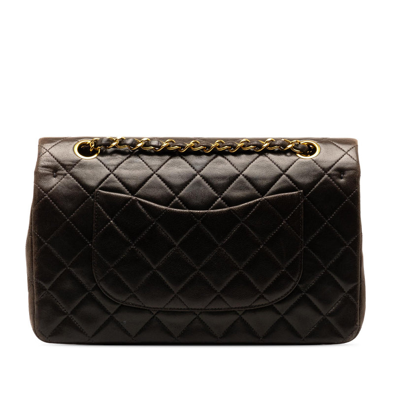 Chanel Medium Classic Lambskin Double Flap (SHG-xchk0A)