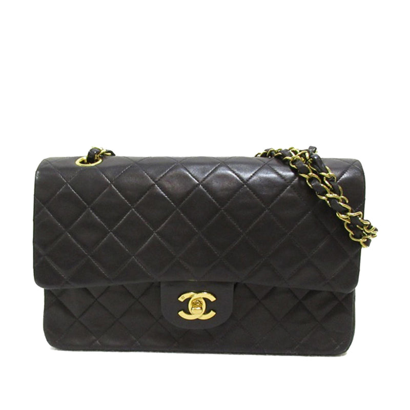 Chanel Medium Classic Lambskin Double Flap (SHG-UXC9dz)