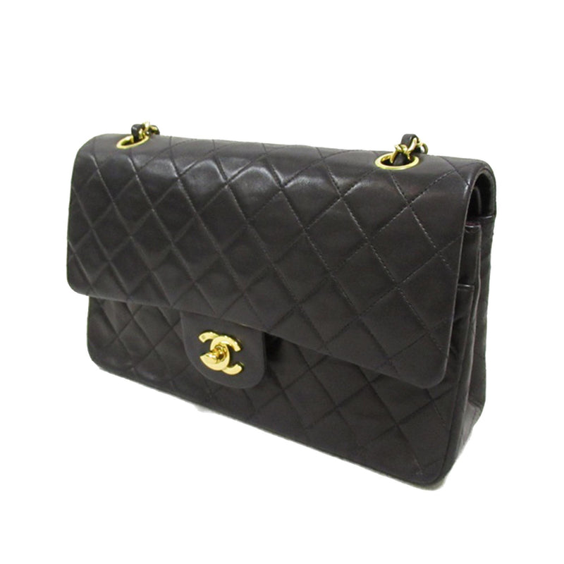 Chanel Medium Classic Lambskin Double Flap (SHG-UXC9dz)